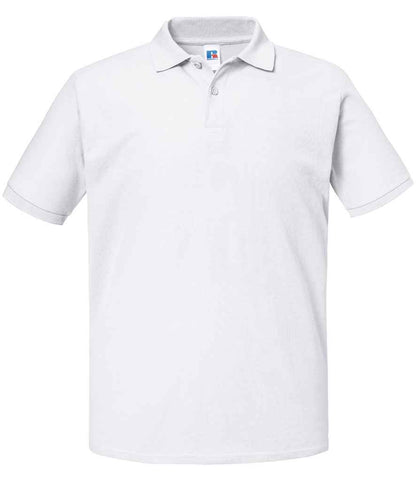 Russell Russell Athletic Authentic Eco Piqué Polo Shirt White