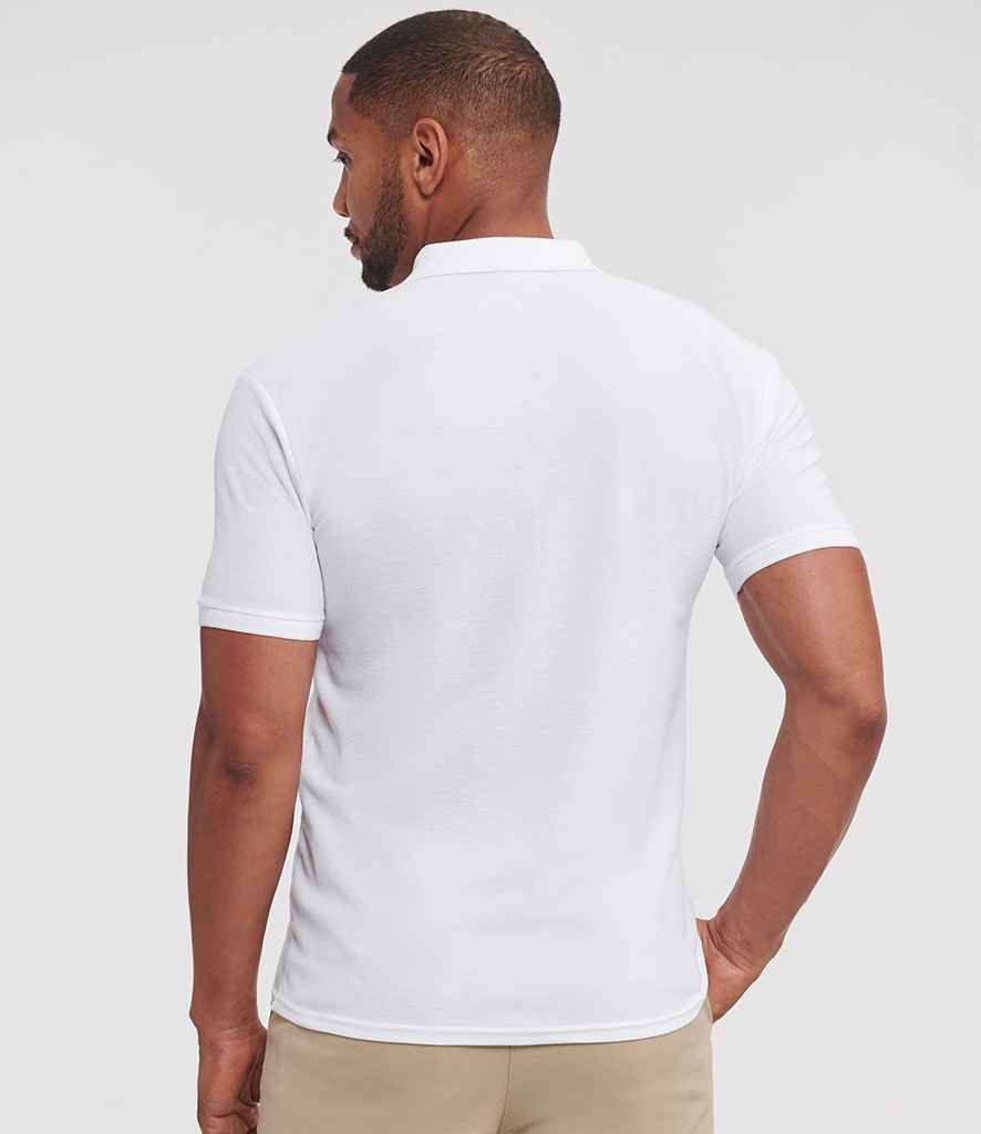 Russell Russell Athletic Authentic Eco Piqué Polo Shirt White