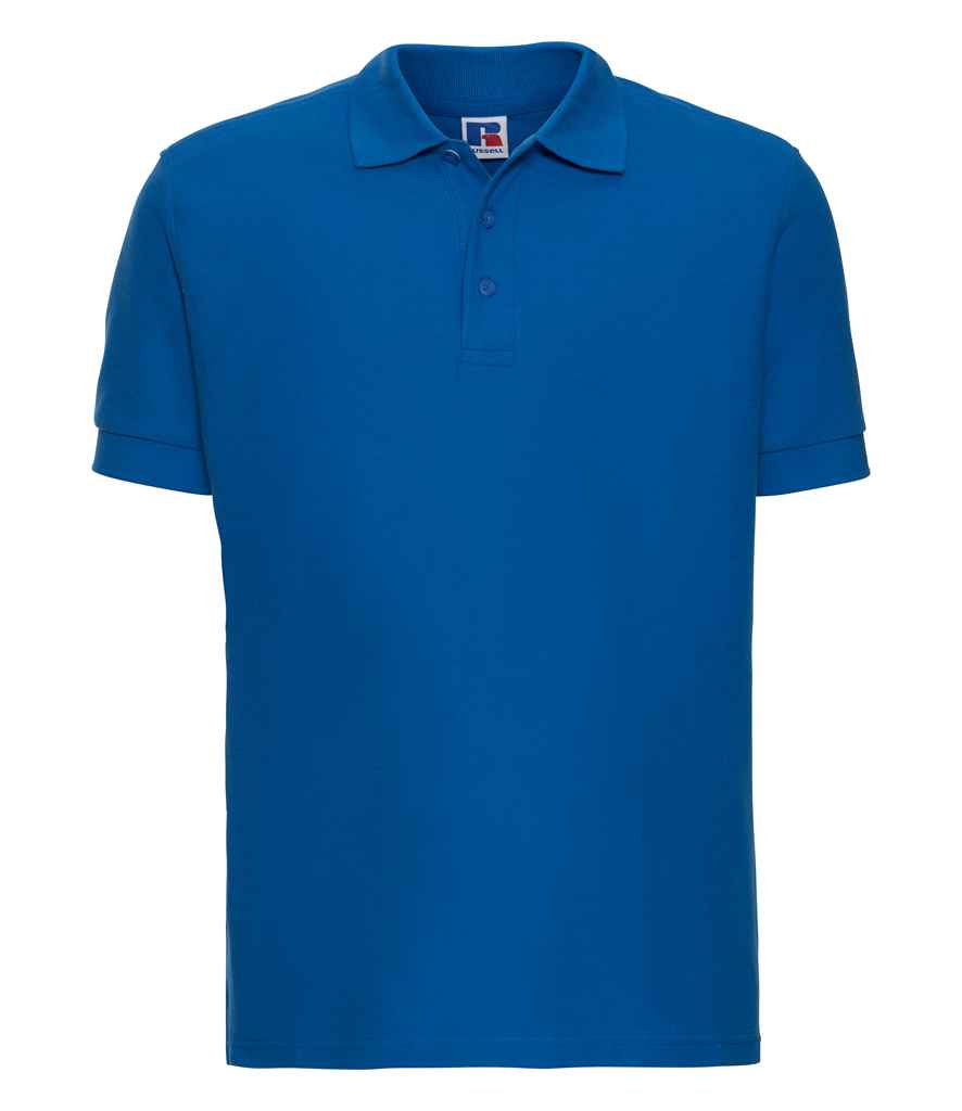 Russell Russell Athletic Ultimate Cotton Piqué Polo Shirt Azure