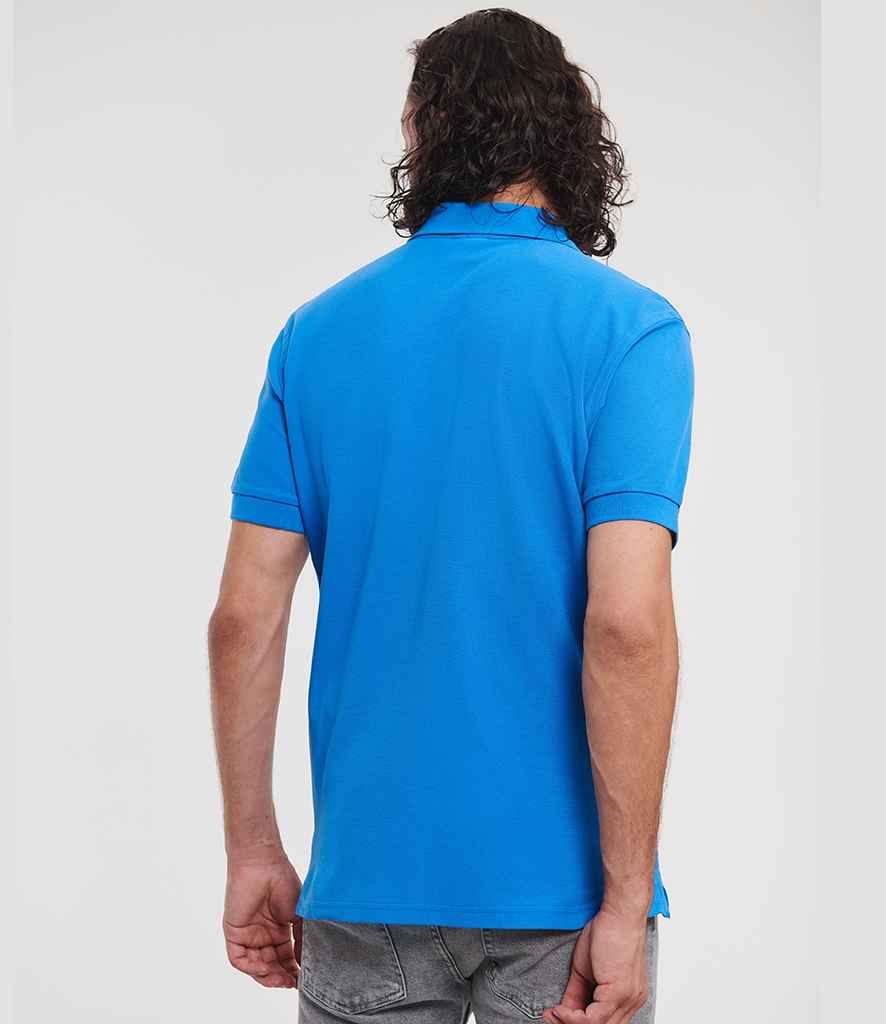 Russell Russell Athletic Ultimate Cotton Piqué Polo Shirt Azure