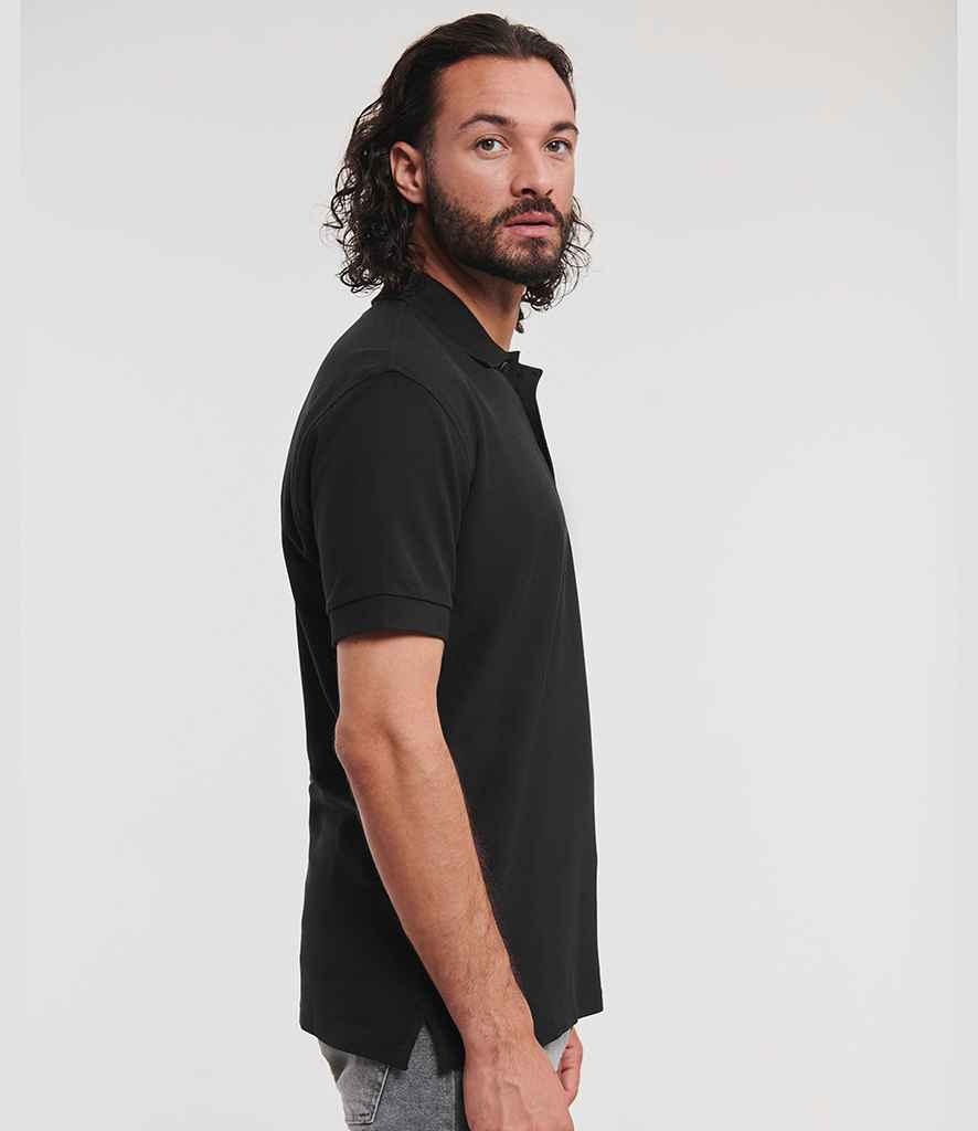 Russell Russell Athletic Ultimate Cotton Piqué Polo Shirt Black