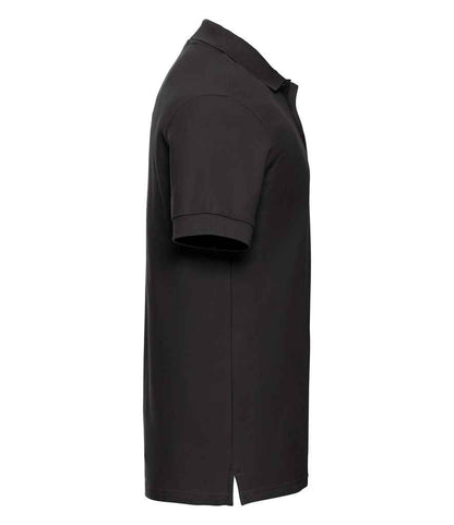 Russell Russell Athletic Ultimate Cotton Piqué Polo Shirt Black
