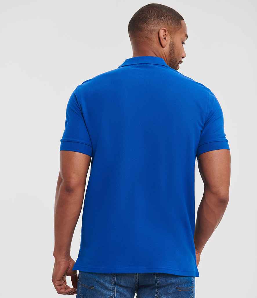 Russell Russell Athletic Ultimate Cotton Piqué Polo Shirt Bright Royal