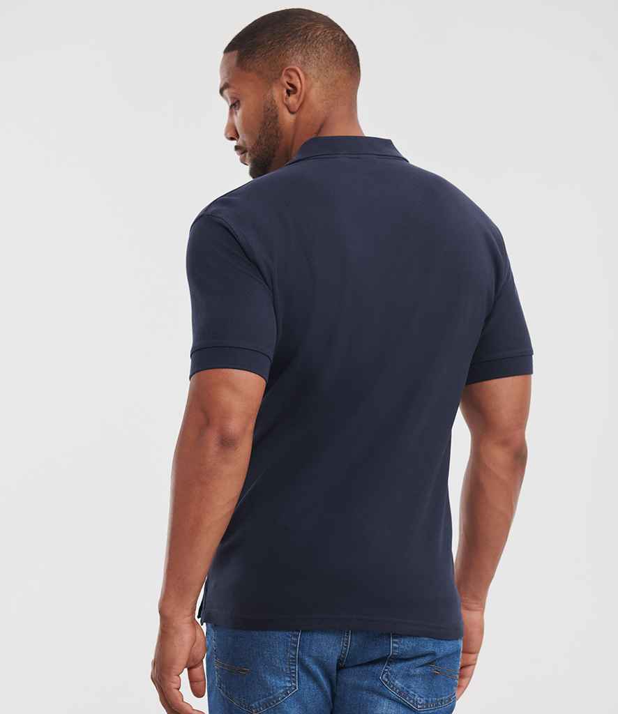 Russell Russell Athletic Ultimate Cotton Piqué Polo Shirt French Navy