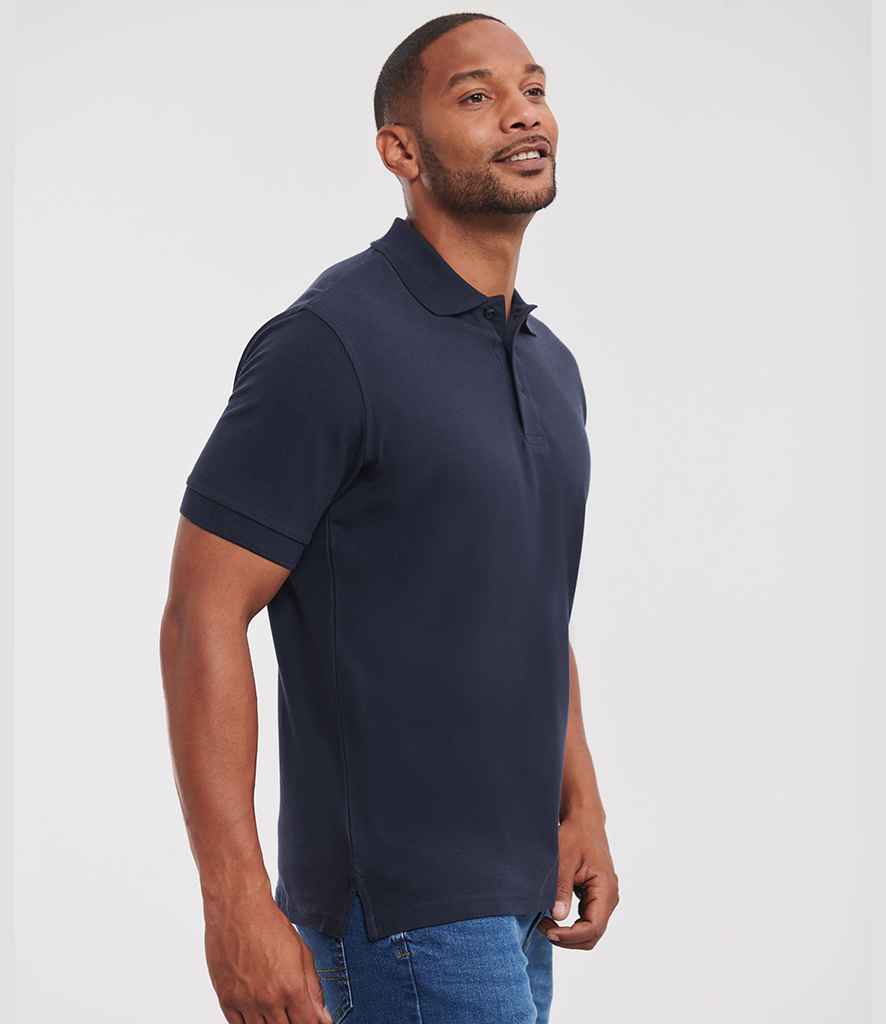 Russell Russell Athletic Ultimate Cotton Piqué Polo Shirt French Navy