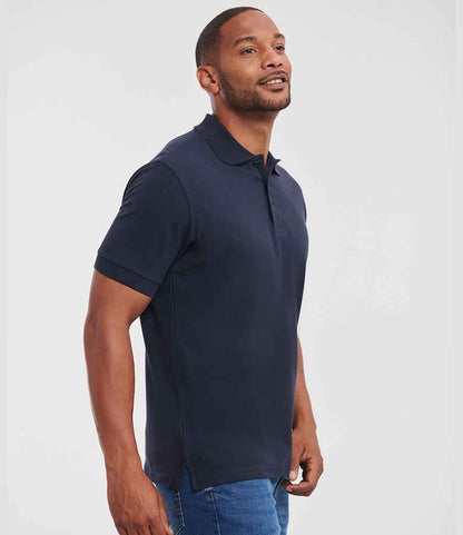 Russell Russell Athletic Ultimate Cotton Piqué Polo Shirt French Navy