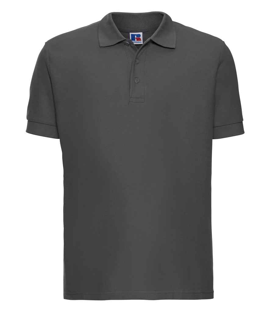 Russell Russell Athletic Ultimate Cotton Piqué Polo Shirt Titanium