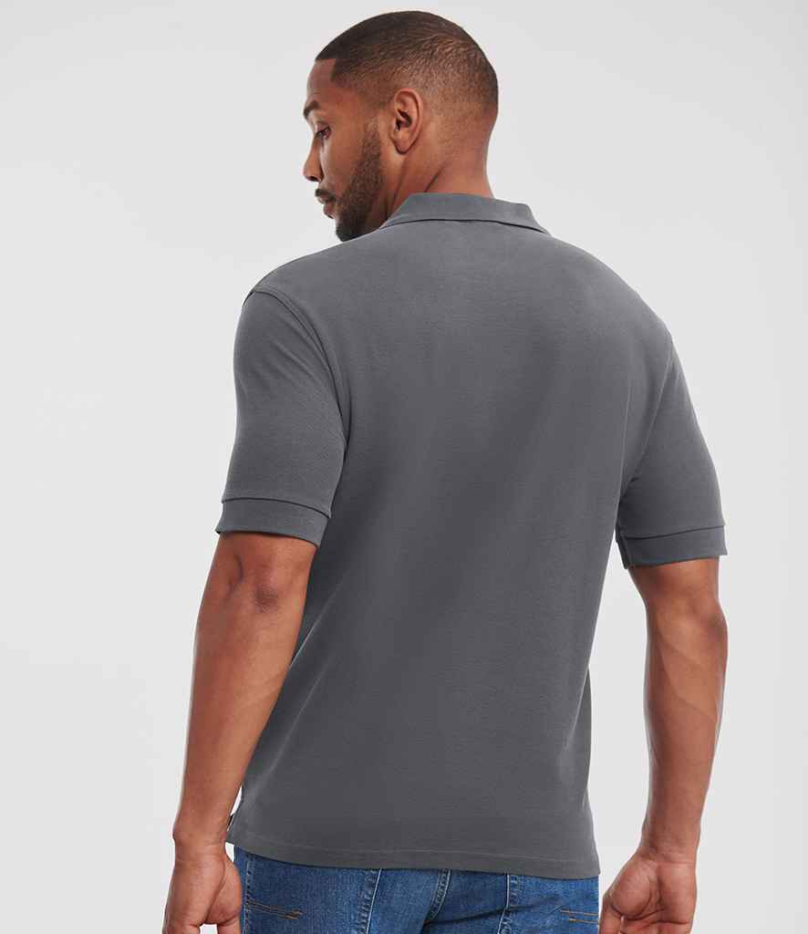 Russell Russell Athletic Ultimate Cotton Piqué Polo Shirt Titanium