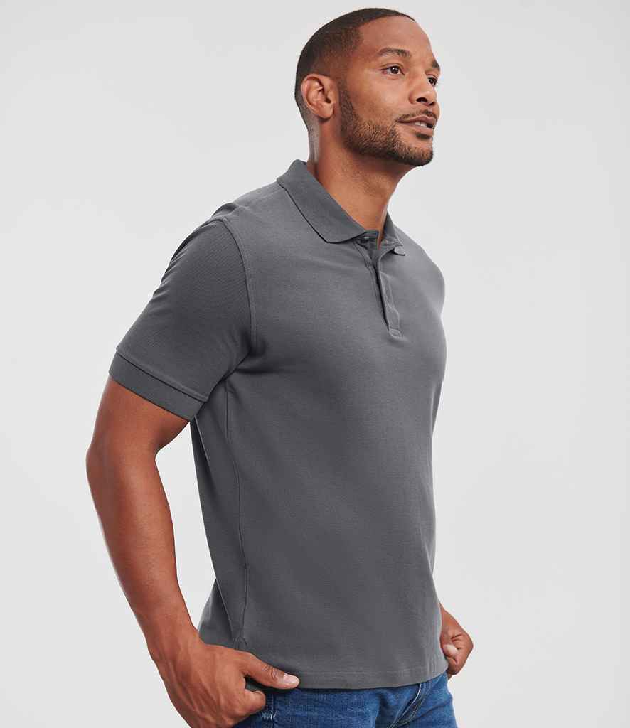 Russell Russell Athletic Ultimate Cotton Piqué Polo Shirt Titanium