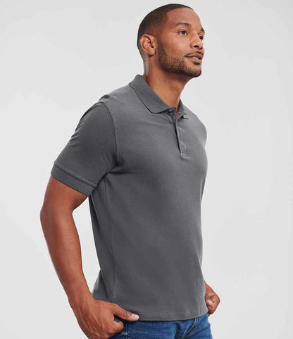 Russell Russell Athletic Ultimate Cotton Piqué Polo Shirt Titanium