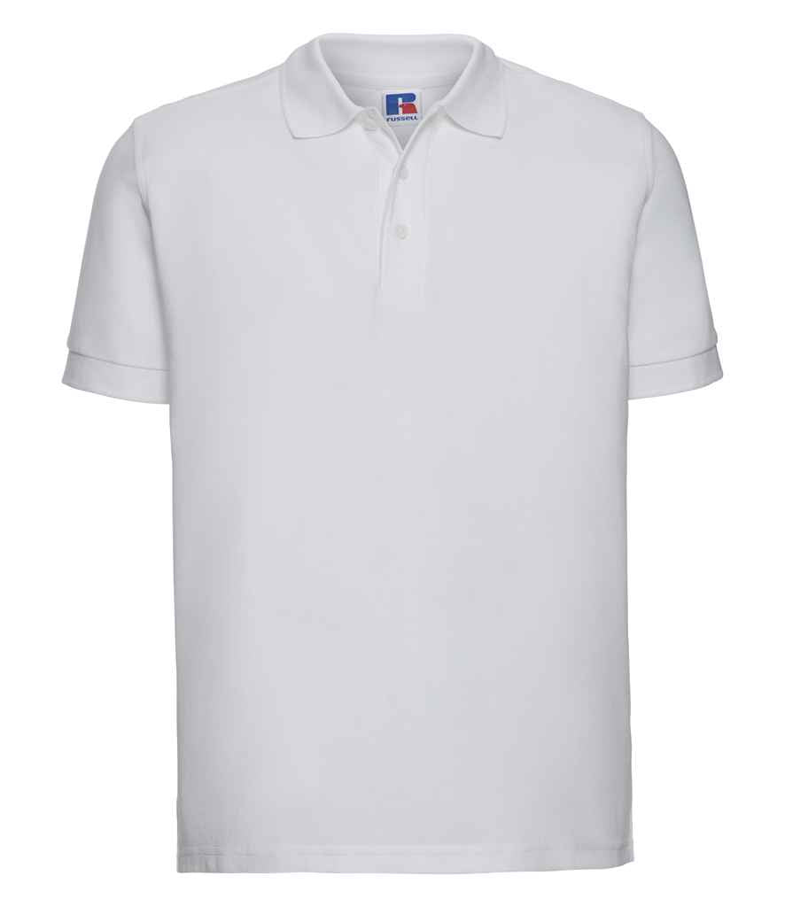 Russell Russell Athletic Ultimate Cotton Piqué Polo Shirt White