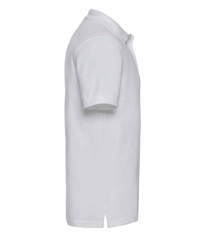 Russell Russell Athletic Ultimate Cotton Piqué Polo Shirt White