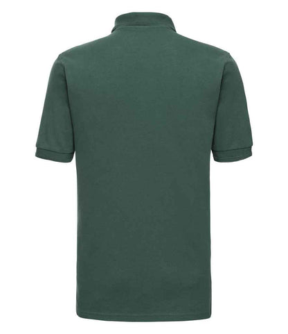 Russell Russell Athletic Hardwearing Poly/Cotton Piqué Polo Shirt Bottle Green