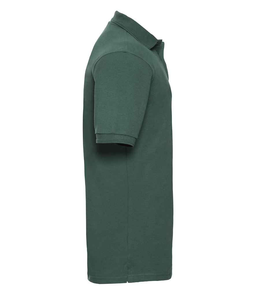 Russell Russell Athletic Hardwearing Poly/Cotton Piqué Polo Shirt Bottle Green