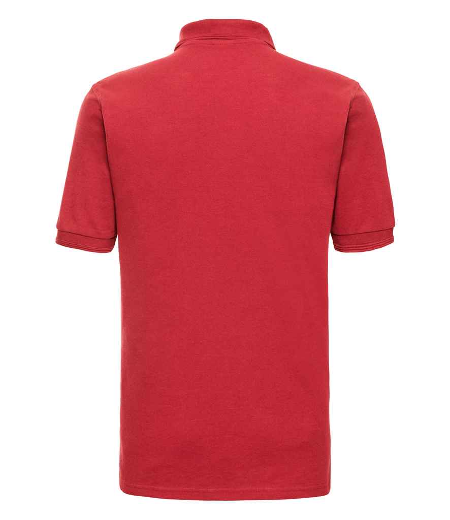 Russell Russell Athletic Hardwearing Poly/Cotton Piqué Polo Shirt Bright Red