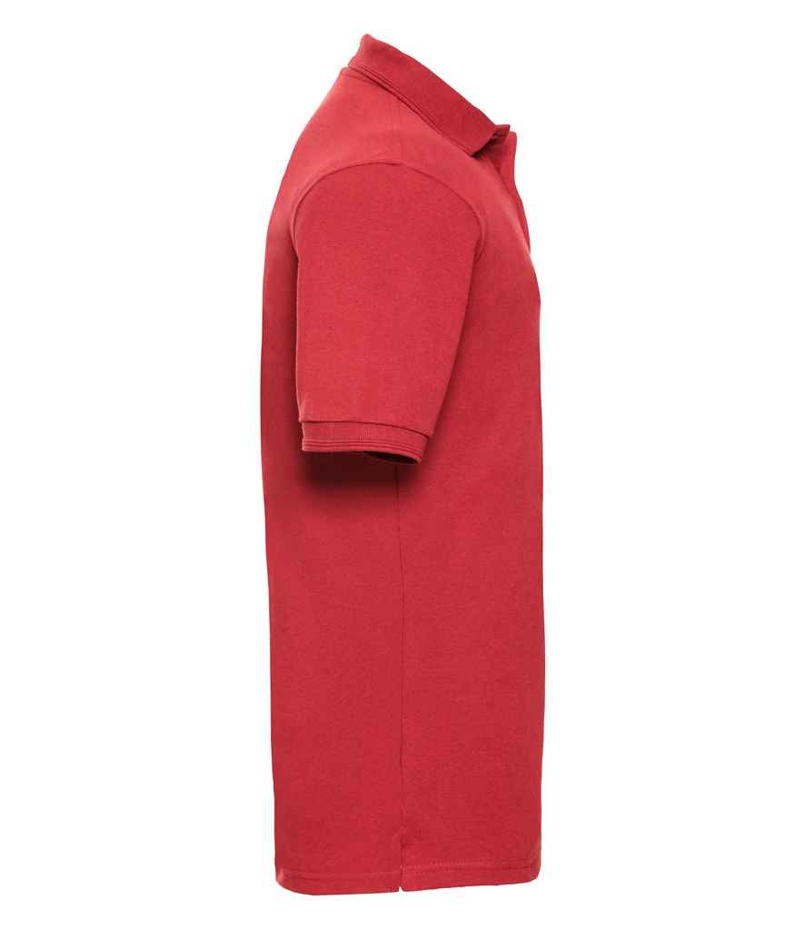Russell Russell Athletic Hardwearing Poly/Cotton Piqué Polo Shirt Bright Red
