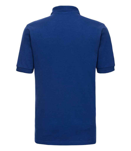 Russell Russell Athletic Hardwearing Poly/Cotton Piqué Polo Shirt Bright Royal