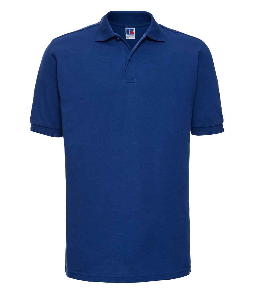 Russell Russell Athletic Hardwearing Poly/Cotton Piqué Polo Shirt Bright Royal