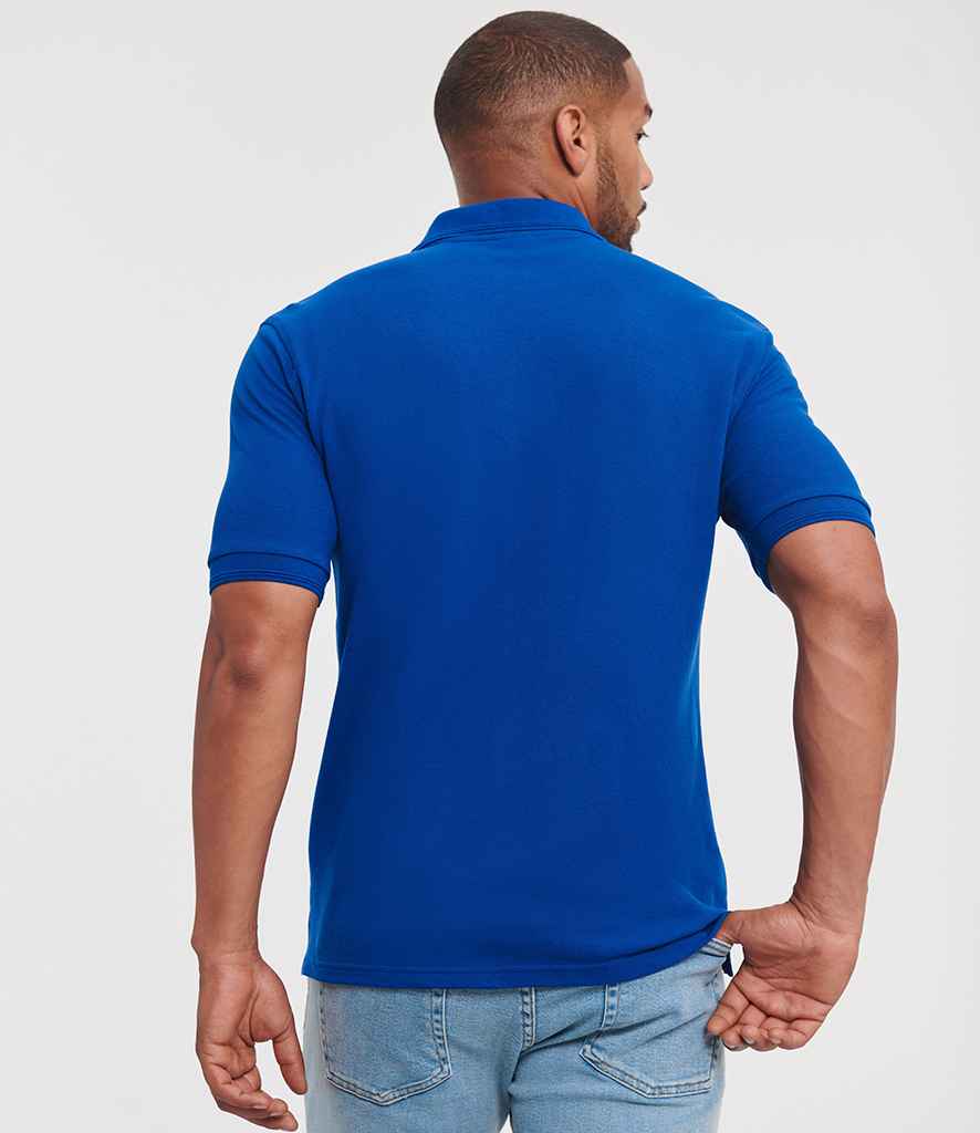 Russell Russell Athletic Hardwearing Poly/Cotton Piqué Polo Shirt Bright Royal