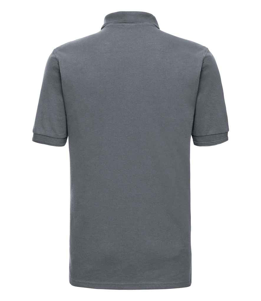 Russell Russell Athletic Hardwearing Poly/Cotton Piqué Polo Shirt Convoy Grey