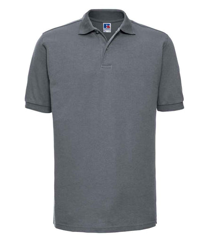 Russell Russell Athletic Hardwearing Poly/Cotton Piqué Polo Shirt Convoy Grey