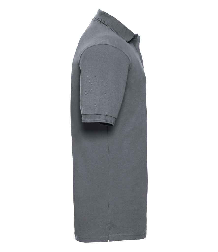 Russell Russell Athletic Hardwearing Poly/Cotton Piqué Polo Shirt Convoy Grey