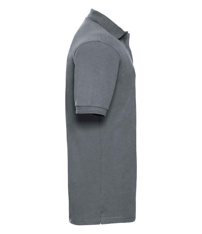 Russell Russell Athletic Hardwearing Poly/Cotton Piqué Polo Shirt Convoy Grey