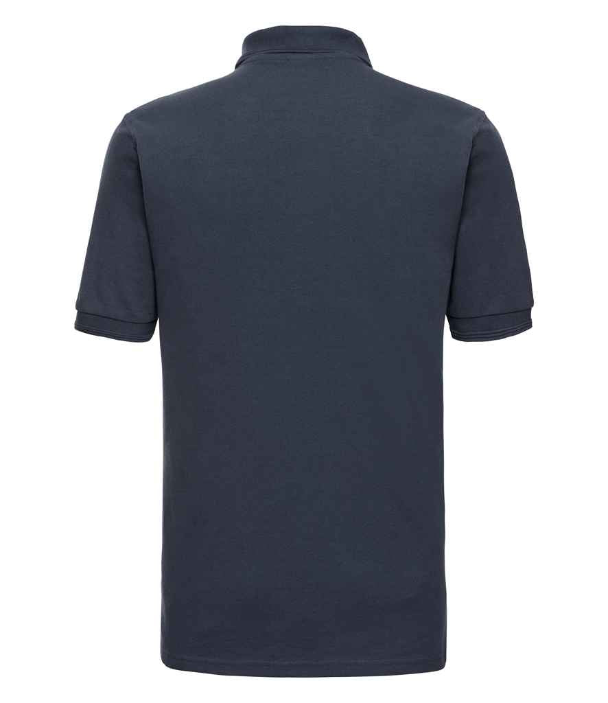 Russell Russell Athletic Hardwearing Poly/Cotton Piqué Polo Shirt French Navy