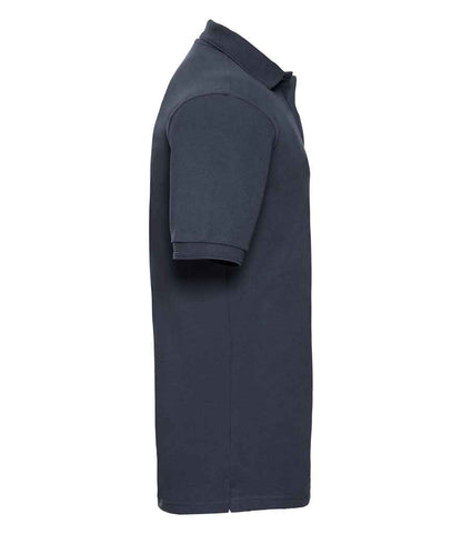 Russell Russell Athletic Hardwearing Poly/Cotton Piqué Polo Shirt French Navy