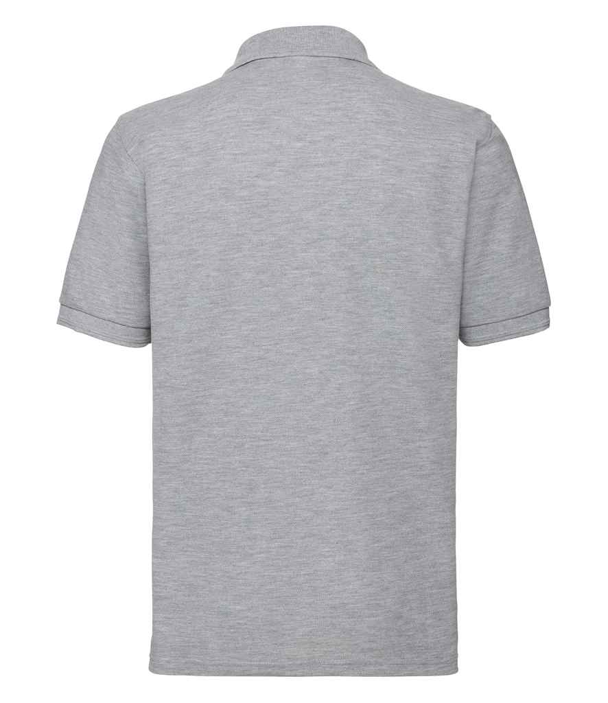 Russell Russell Athletic Hardwearing Poly/Cotton Piqué Polo Shirt Light Oxford