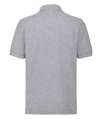 Russell Russell Athletic Hardwearing Poly/Cotton Piqué Polo Shirt Light Oxford