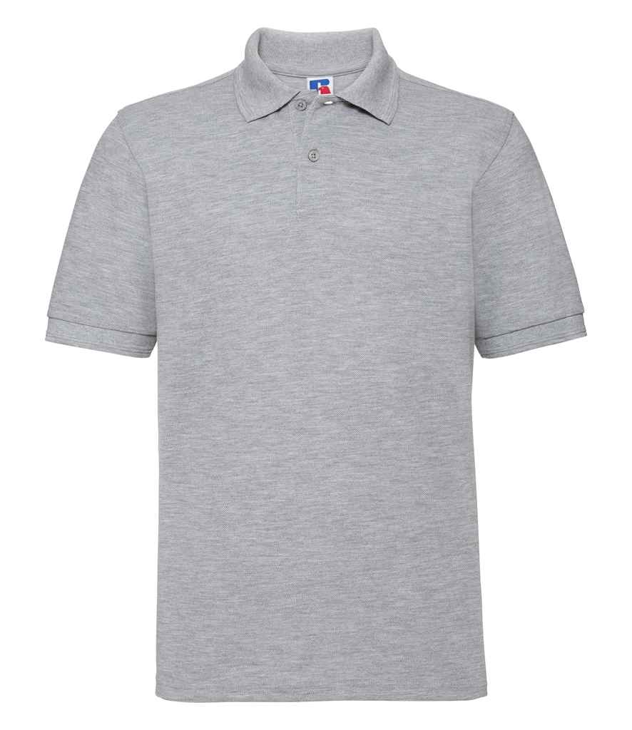 Russell Russell Athletic Hardwearing Poly/Cotton Piqué Polo Shirt Light Oxford