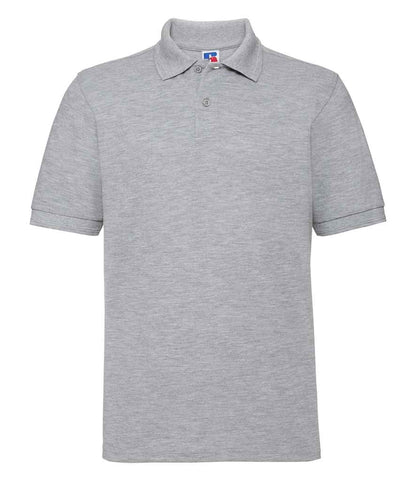 Russell Russell Athletic Hardwearing Poly/Cotton Piqué Polo Shirt Light Oxford