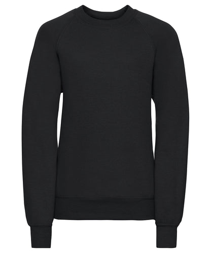 Russell Kids raglan sleeve sweatshirt Black