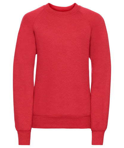 Russell Kids raglan sleeve sweatshirt Bright Red
