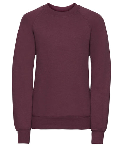 Russell Kids raglan sleeve sweatshirt Burgundy