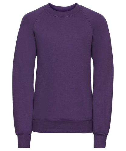 Russell Kids raglan sleeve sweatshirt Purple