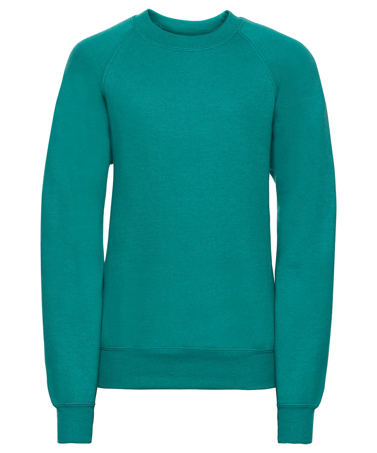 Russell Kids raglan sleeve sweatshirt Winter Emerald