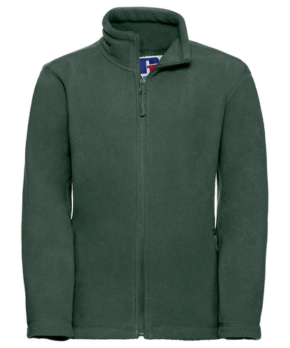 Russell Kids full-zip outdoor fleece Bottle Green