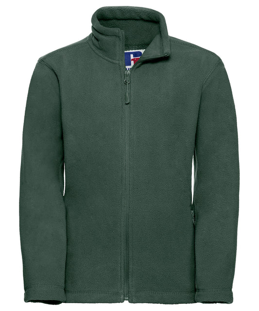 Russell Kids full-zip outdoor fleece Bottle Green