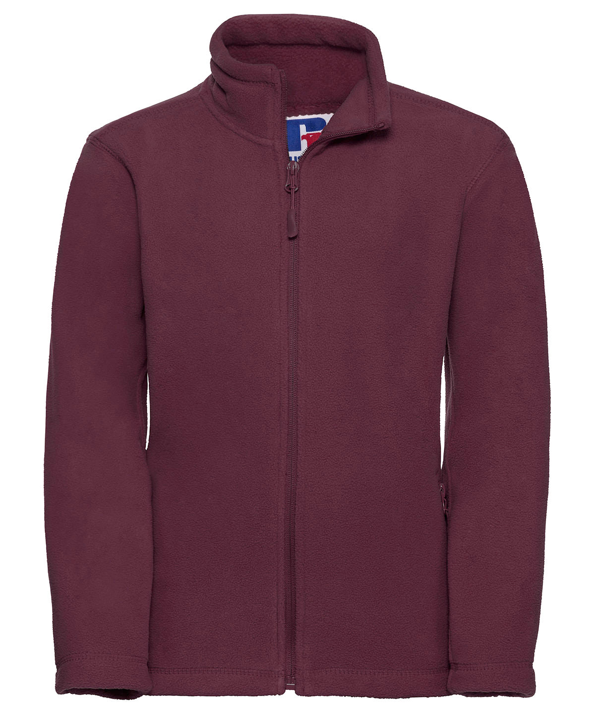 Russell Kids full-zip outdoor fleece Burgundy
