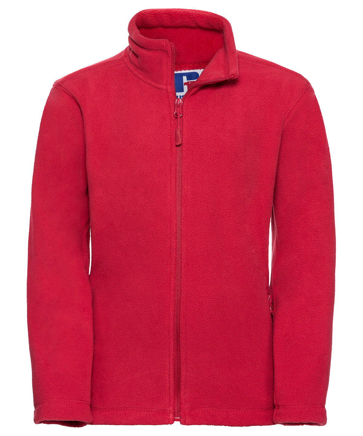 Russell Kids full-zip outdoor fleece Classic Red