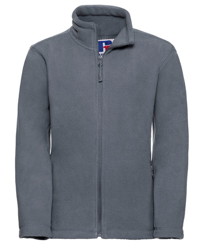 Russell Kids full-zip outdoor fleece Convoy Grey