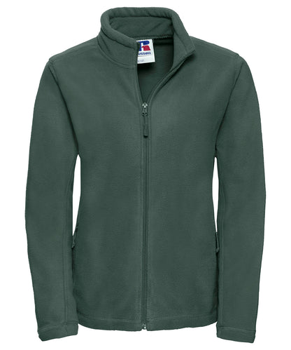 Russell Women's full-zip outdoor fleece Bottle Green