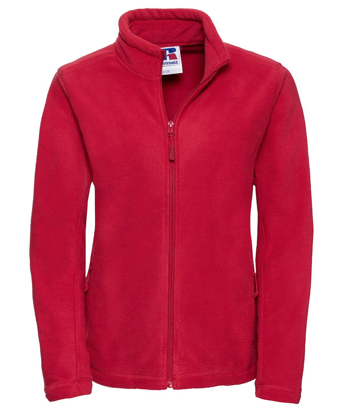 Russell Women's full-zip outdoor fleece Classic Red