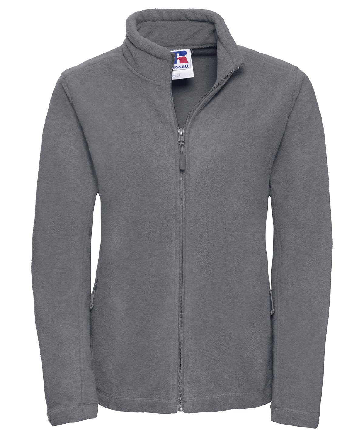 Russell Women's full-zip outdoor fleece Convoy Grey