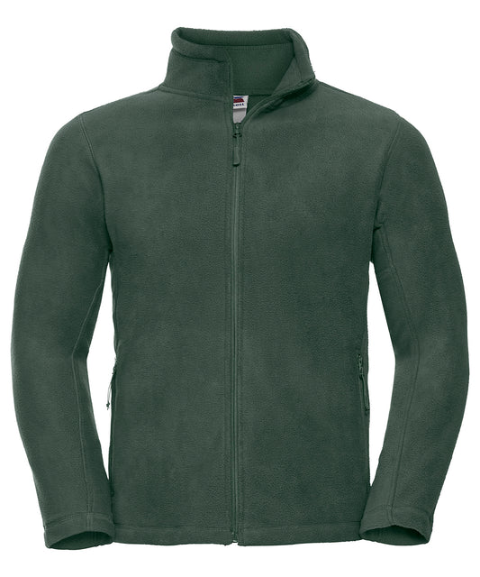 Russell Full-zip outdoor fleece Bottle Green