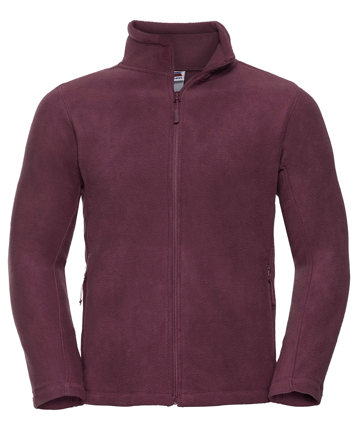 Russell Full-zip outdoor fleece Burgundy
