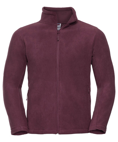 Russell Full-zip outdoor fleece Burgundy