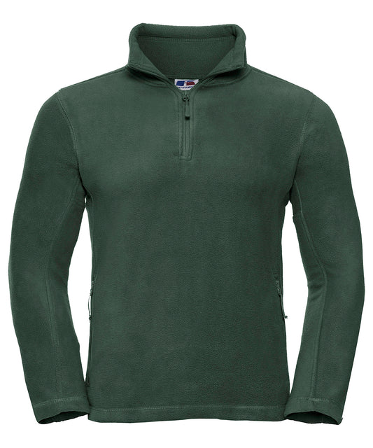 Russell ¼-zip outdoor fleece Bottle Green